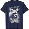 ANARCHY RACCOON FUNNY T-Shirt Mens T Shirts Vintage T Shirt Graphic T Shirts Oversized T Shirt Casual Cotton Four Seasons