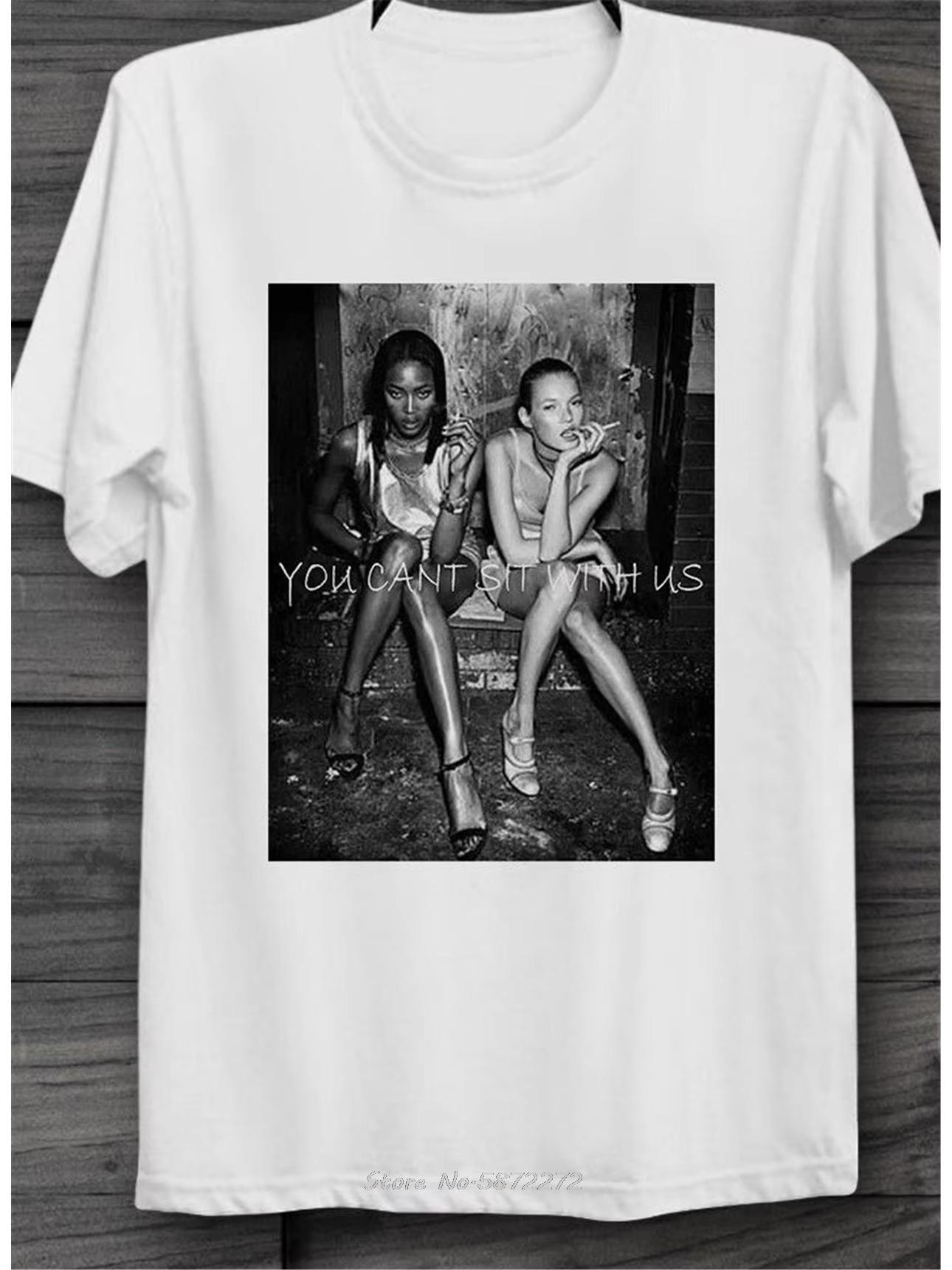 

You Cant Sit with Us Sexy Girls Naomi Kate CooL Gift Unisex T Shirt Printing Unisex Cotton TShirt Hip Hop Tees Tops Clothing M