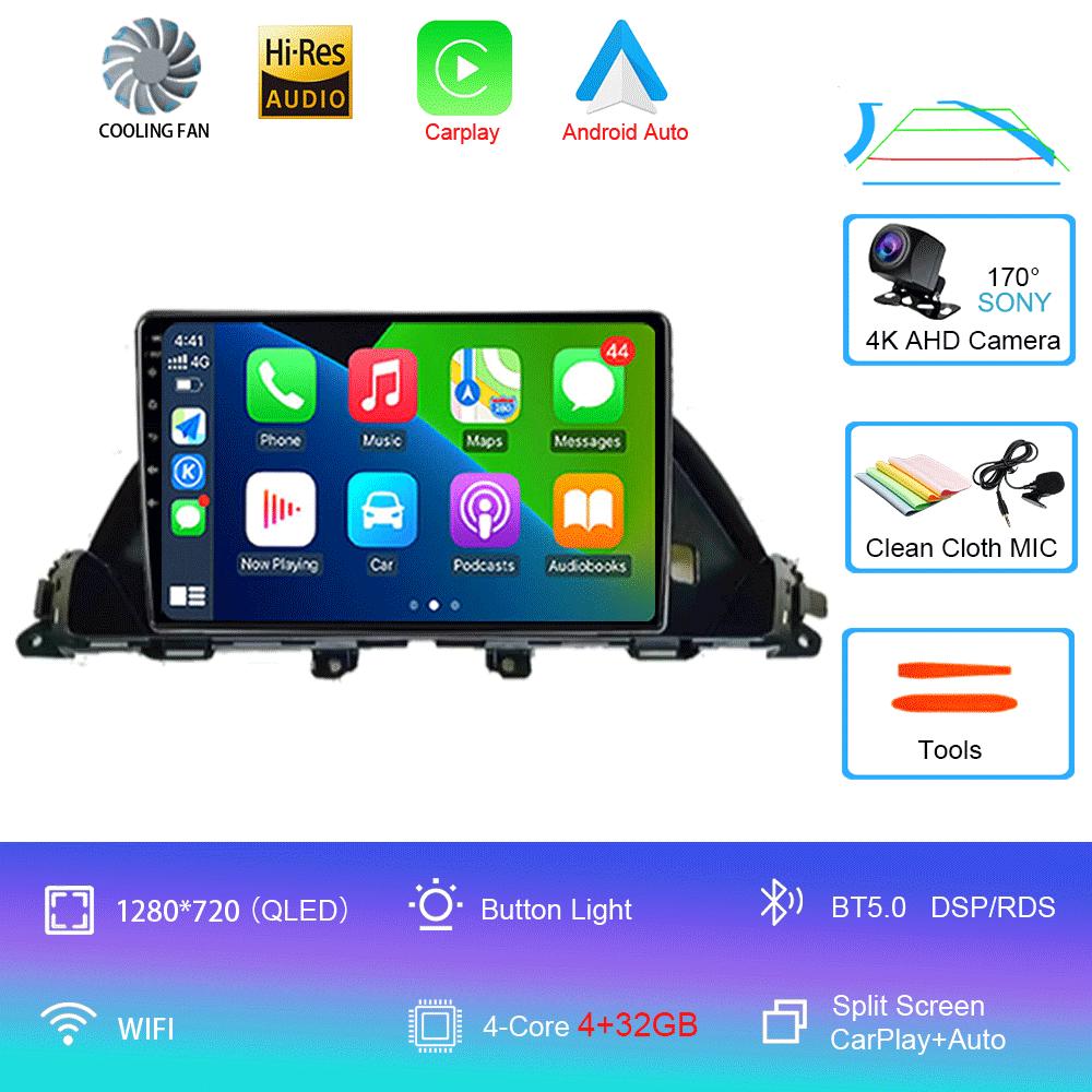 For Honda Odyssey 2010 - 2017 Car Radio Multimedia Video Player GPS Navigation 2 Din 8Core Android 14 Auto 2Din CarPlay Auto RDS