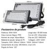 LED UV-Flutlicht 395nm 400nm 50W 100W 150W LED Bühnen-Schwarzlicht 220V Wasserdichte Ultraviolette Fluoreszierende Party-Bühnen-Hintergrundbeleuchtung