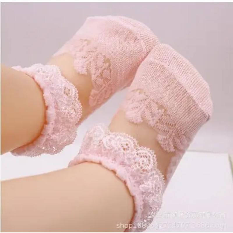 New Born Baby Girls Socks Spring Summer Autumn Non Slip Floor Crawling Sock Cute Big Bow Knee High Long Stockings for Toddlers