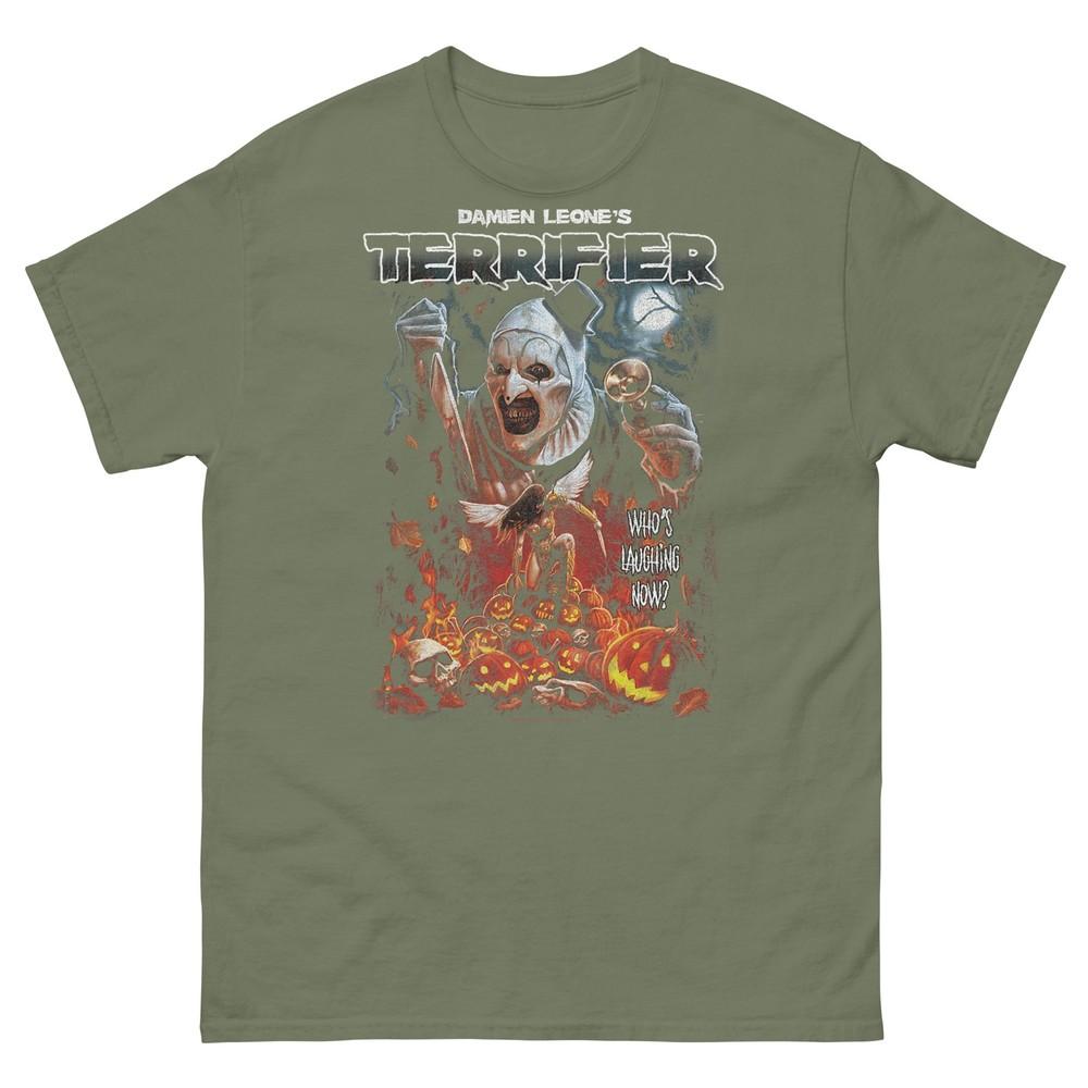 Terrifier Art The Clown Halloween Poster Horror Movie Tshirt