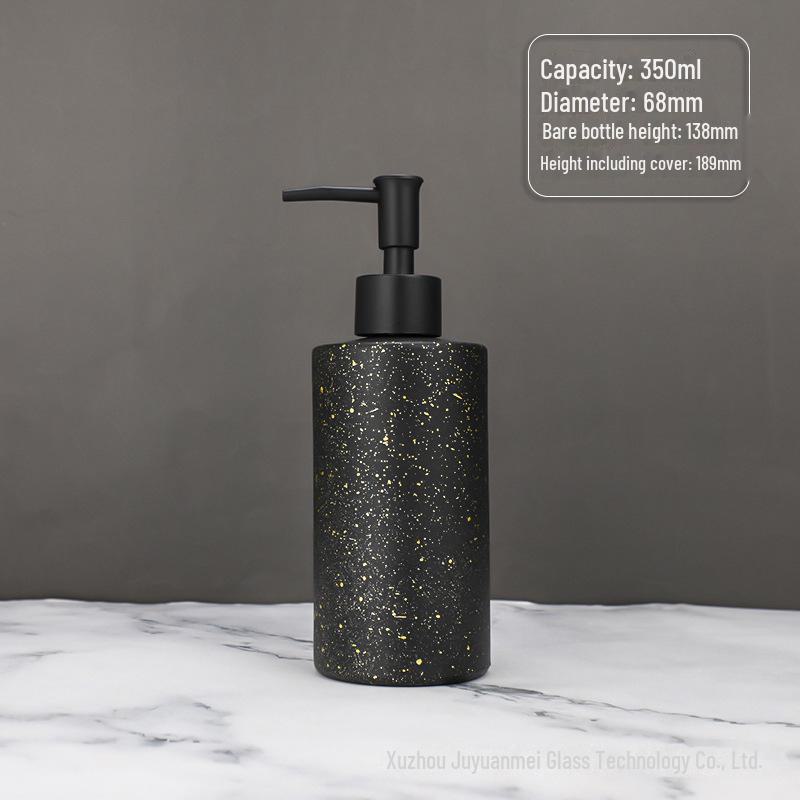 Nordic Style Glass Lotion & Soap Bottle for Home, Hand Sanitizer, and Hotel Shower Gel