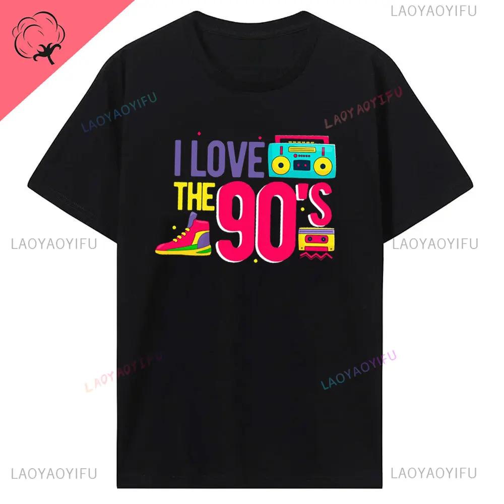 90s Vibe 1990 Style Fashion 90 Theme Outfit Nineties Costume TShirt Funny Graphic Tee Tops Unisex Fashion Clothing Cotton Tees