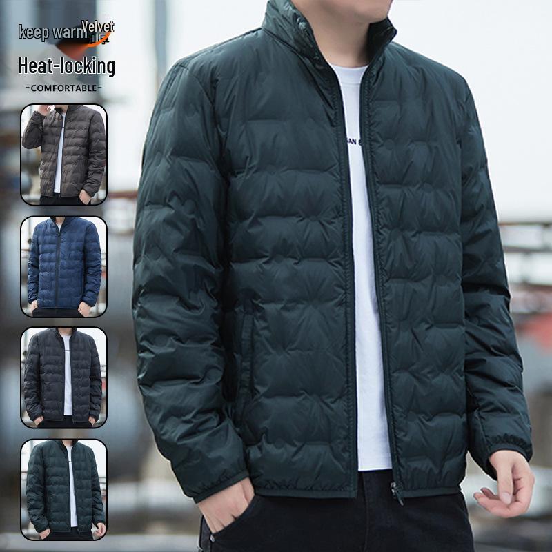 90% Down Men's Versatile Stand Collar Lightweight Jacket - 2025 Autumn/Winter Collection