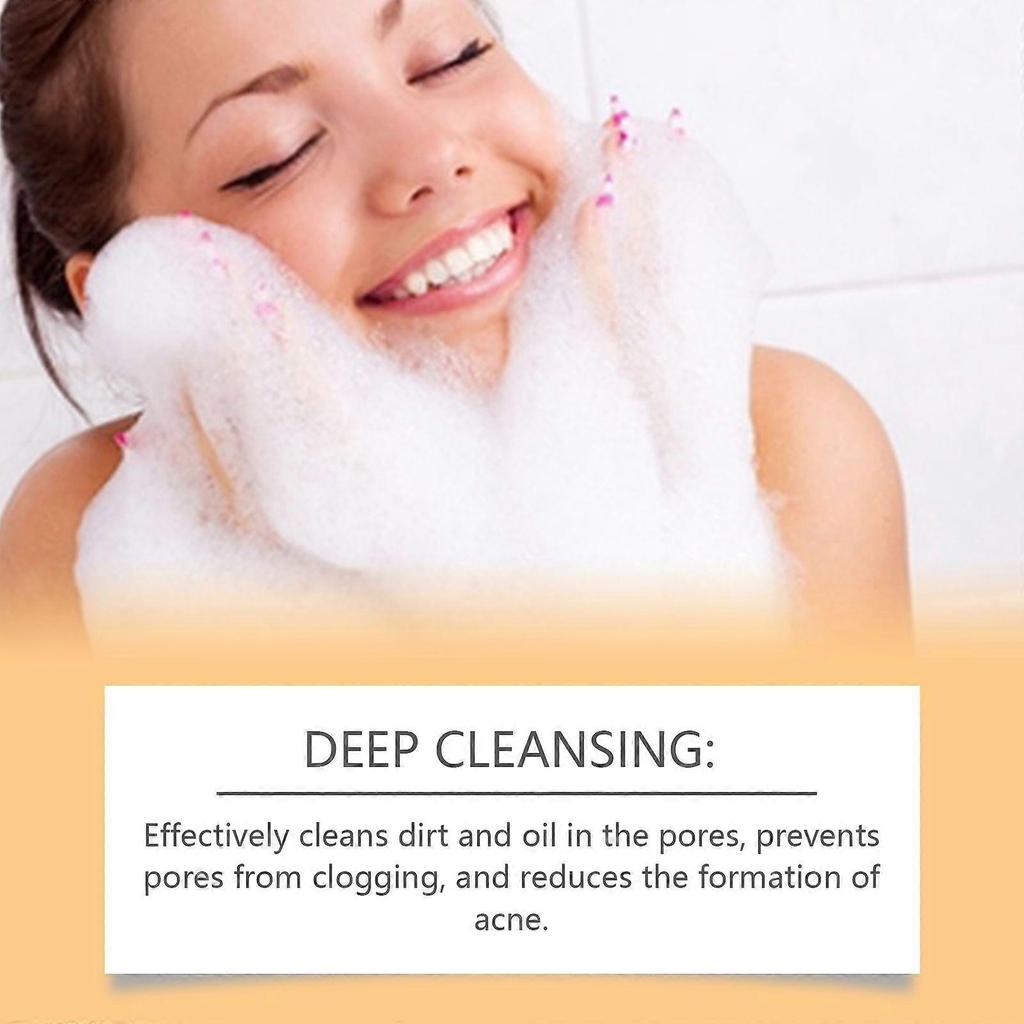 Limited time!!Ouhoe Body Cleansing Soap Deep Cleanses Skin, Moisturizes, Refreshing Fragrance, Rich Foam Body Care Soap