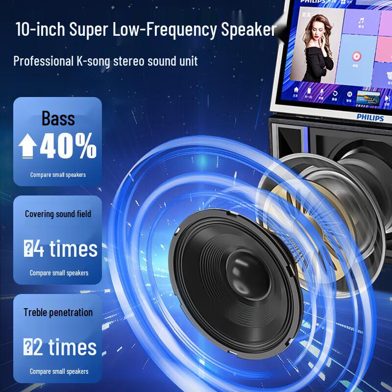 Philips SD619 Portable KTV Bluetooth Speaker System
