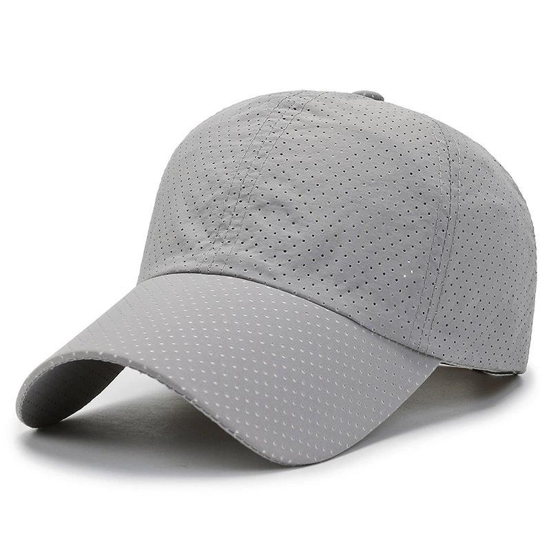 

Unisex Summer Quick-Dry Sun Protection Baseball Cap for Large Heads Adjustable світло-сірий колір