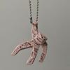 Keychain Pendant with Bead Chain 3D-Printed Xenon Rock Loki Hand-Sculpted Grace Doll Pendant Rescue Plan Bag Pendant