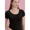 Tricou tip fluture cu guler larg