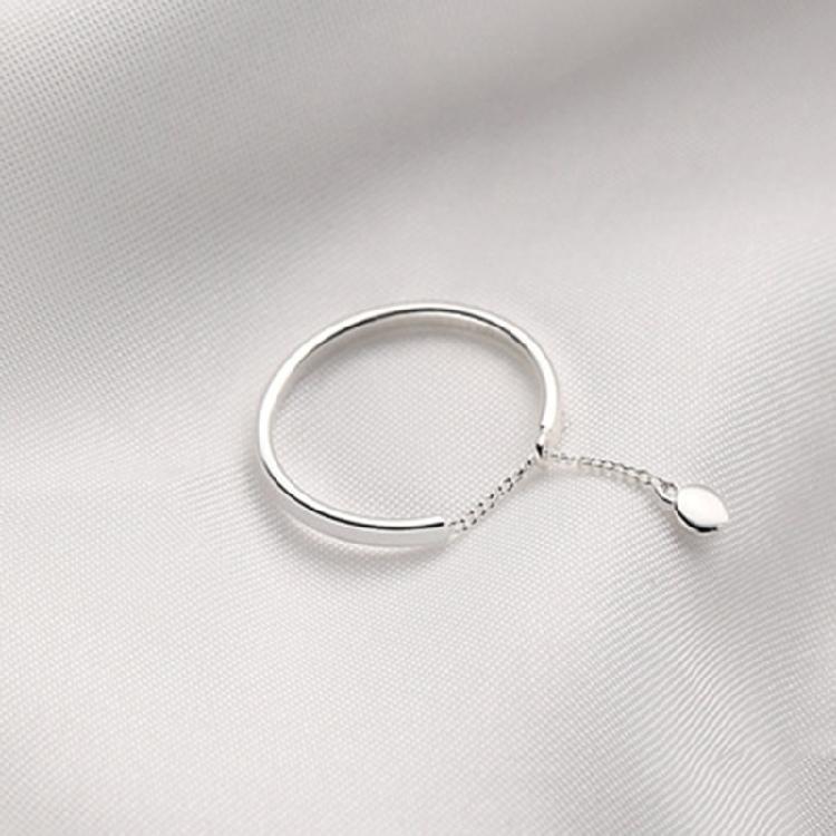 Open Rings Tassel Chain Promise Ring Finger Band Fashion Jewelry for Women Girls