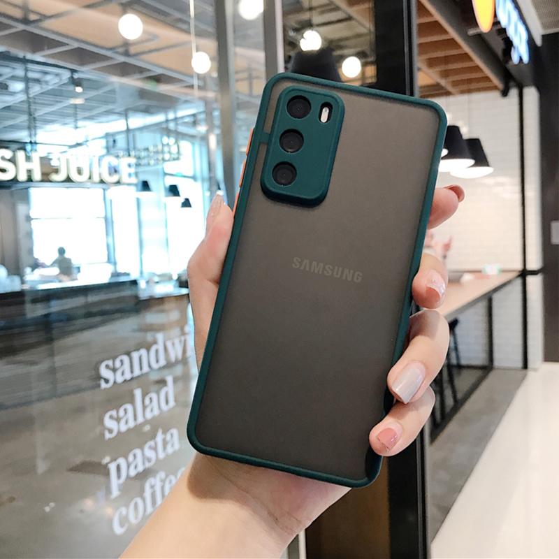 

Противоударный защитный чехол-бампер контрастных цветов для Samsung Galaxy A14 A24 A34 A54 A52 A72 A13 A23 A33 A53 A73 5G Чехлы-чехлы Samsung A72 5G армия зеленый