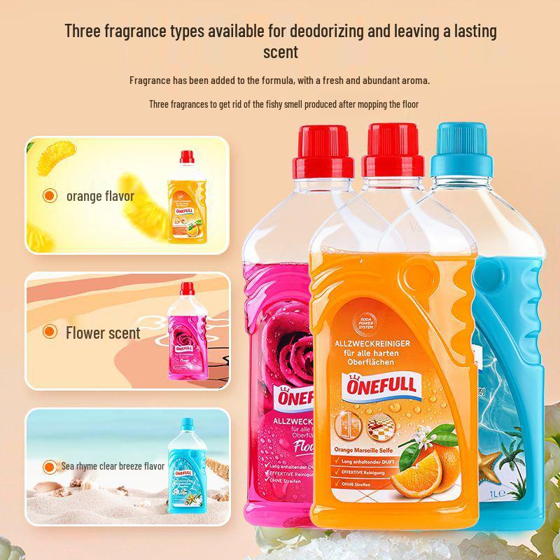 Niemiecki Detergent do Czyszczenia Podłóg: Antypoślizgowy, Świeży zapach do płytek i marmuru, Specjalny do mopa