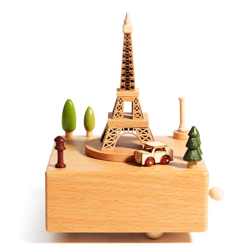 Christmas Festival Wooden Music Box: Creative Children's Toy and Home Decoration Craft, Perfect Birthday Gift