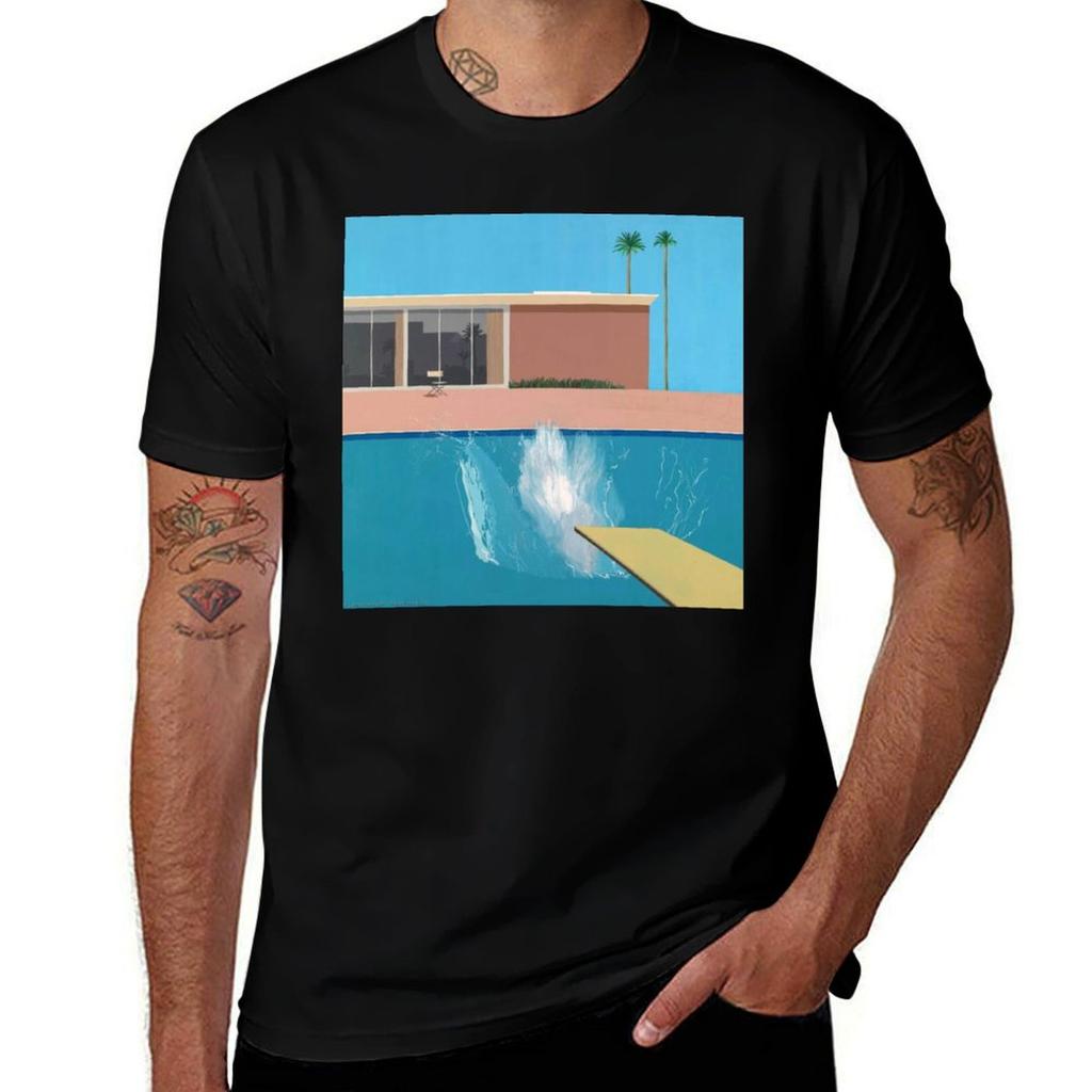 David Hockney T-Shirt Casual Loose Fit Short Sleeve T-Shirt