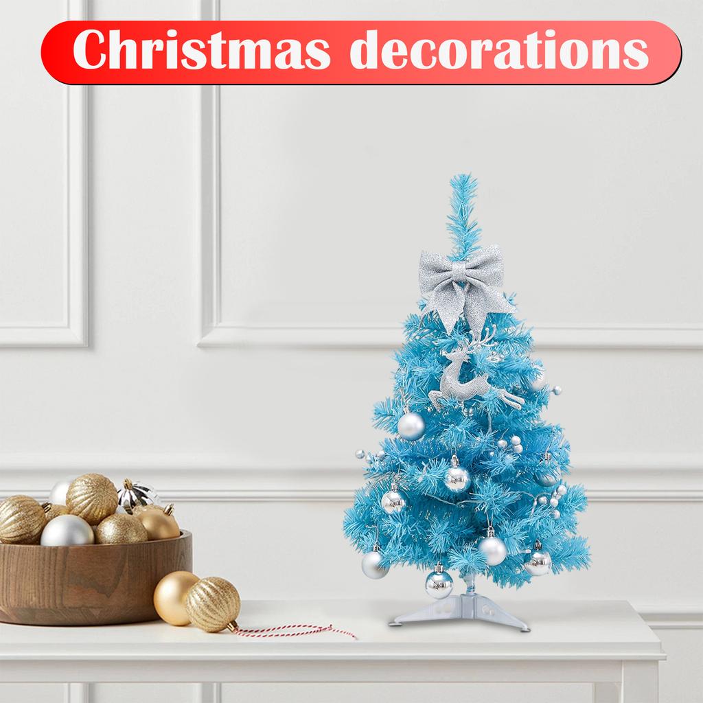 45cm Blue Luminous Christmas Tree Christmas Decoration