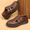 Mary Jane shoes leather low-top, Martin shoes women's British fashion casual leather shoes