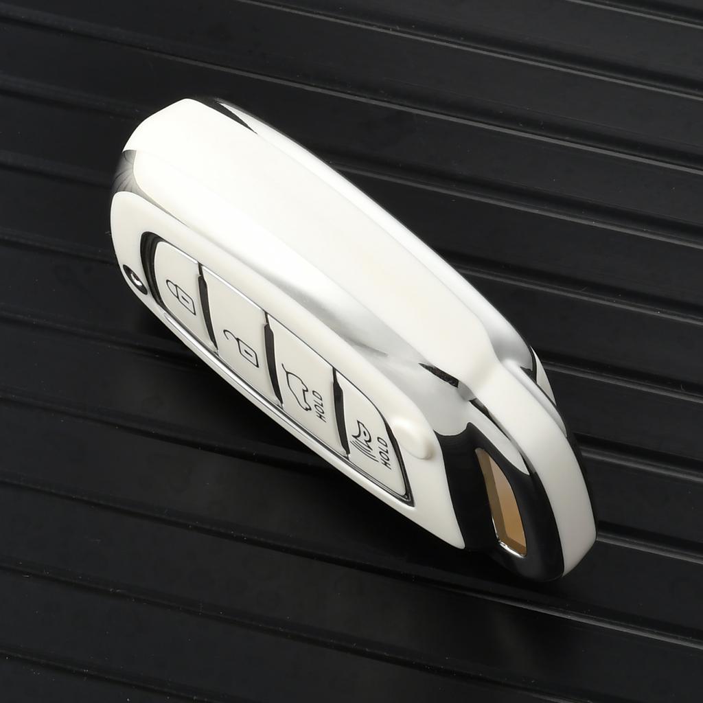 4 Bottons Smart Key Fob Case Cover for Hyundai Tucson Santa Fe Rena Sonata Elantra Creta Ix35 Ix45 I10 I30 I40 Solaris Accent