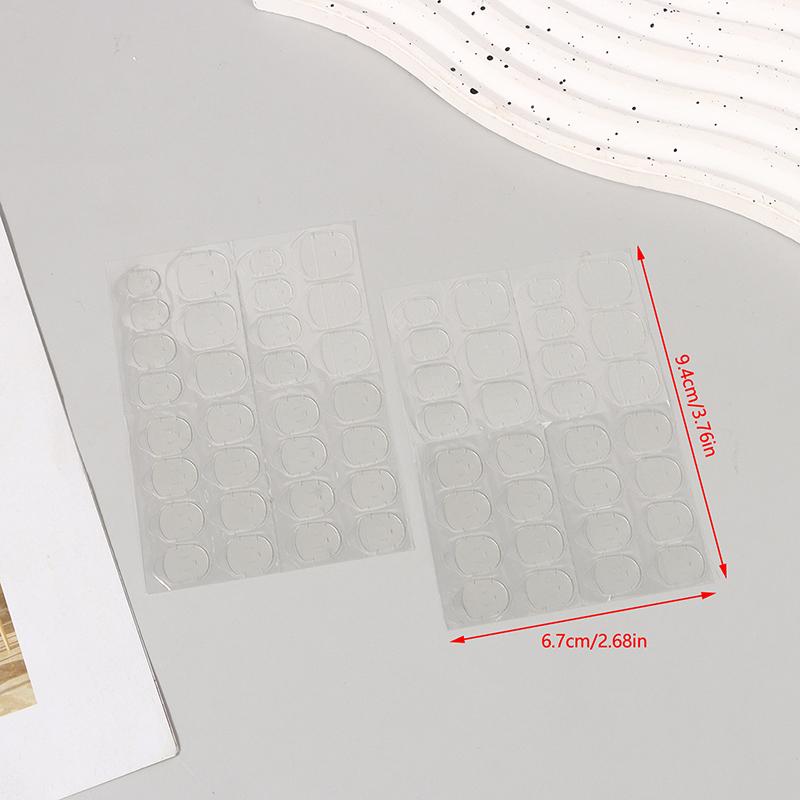 3000Pcs Double-Sided Nail Adhesive Stickers Waterproof Breathable Transparent False Nail Glue Sticker Jelly Nail Tips Diy Tools
