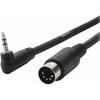BOSS BOSS TRS/MIDI CABLE BMIDI-5-35 1.5m/3.5mm TRS BK BLACK
