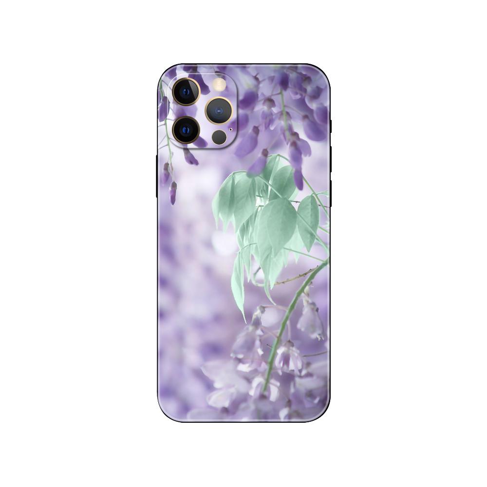 Etui na telefon lawendowy do iPhone'a 5 5s 2020 SE 6 6s 7 8 Plus X 10 XR XS 11 12 13 mini pro MAX czarne etui z tyłu z TPU