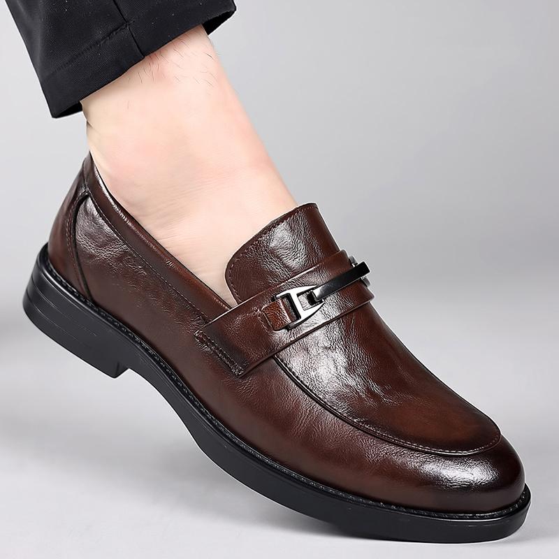 Fashion Men's Formal Loafers Classic Retro Design Style Leisure Business Outdoor Party Daily Office Adult Elegant Quality Leather Shoes