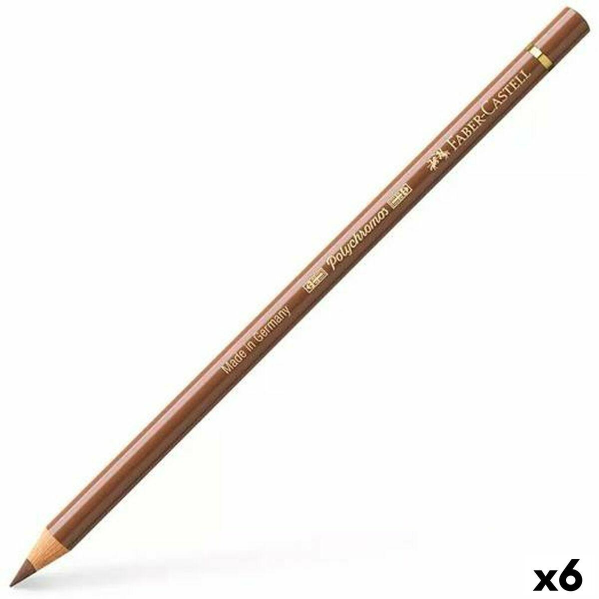 

Карандаши Faber-Castell Polychromos коричневые цветные (6 единиц) TU прозрачный