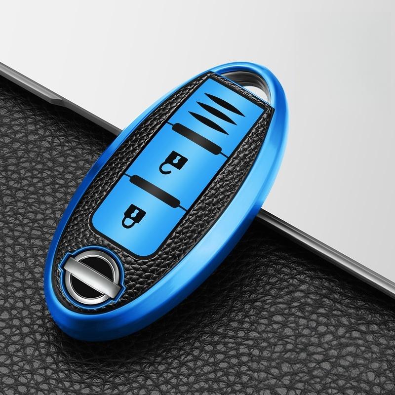 3/4 Button Leather TPU Car Key Case Cover Shell for Qashqai X-Trail T32 T31 Juke J10 J11 Kicks Tiida Pathfinder Note for Infiniti
