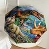 1PC Dinosaur Umbrella-8-Rib Reinforced, Automatic Open, Lightweight & Durable, Fashion Accessory for Outdoor, H0396