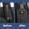2PCS Universal Strong Car Safety Belt Protection Clip Plastic Seat Belt Clamp Buckle Adjustment Lock Fastener
