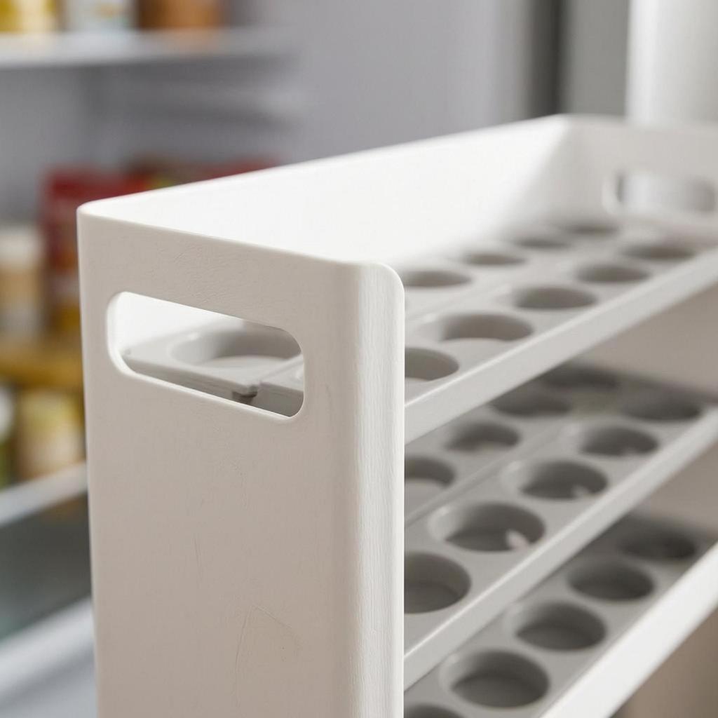 Door Egg Tray OpenTop Refrigerator Storage Box Holder Rack