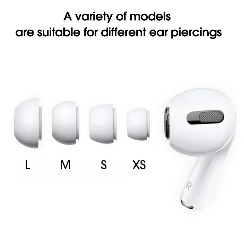Soft Silicone Ear Tips for Airpods Pro 1/2 Protective Earbuds Cover Ear-pads for Apple AirPods Pro Earplugs Earphone Accessories