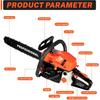 Upgrade 58cc Gas Chainsaw 20 Inch 2-Stroke Gas Powered Chainsaw Air-Cooled Gas Chain Saw Handheld Gasoline Chain Saw for Wood Cutting