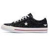 CHIARA FERRAGNI X One Star Slip Resistant Abrasion Resistant Low Top Skateboard Shoes Unisex Black 562024c