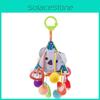 Whale Plush Baby Car Toy Hanging Mobile With Visual Stimuli For Sensory Development