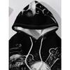 Women's Fashion Skull Print Sweatshirt, Casual Polyester Top, Street Style Long Sleeve Pullover,  Casual Daily Wear