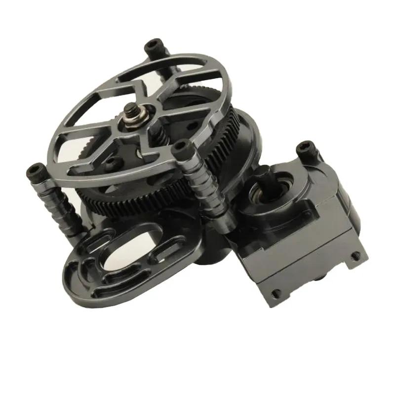 1/10 RC Car Metal Transmission Gearbox Assembly Tranny With Straight Gear for RC Crawler Car Axial SCX10 D90 Upgrade Parts