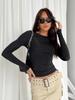 Fall New Sexy Women's Short Sleeve T-Shirt Cami Top Slim Fit Long Sleeve