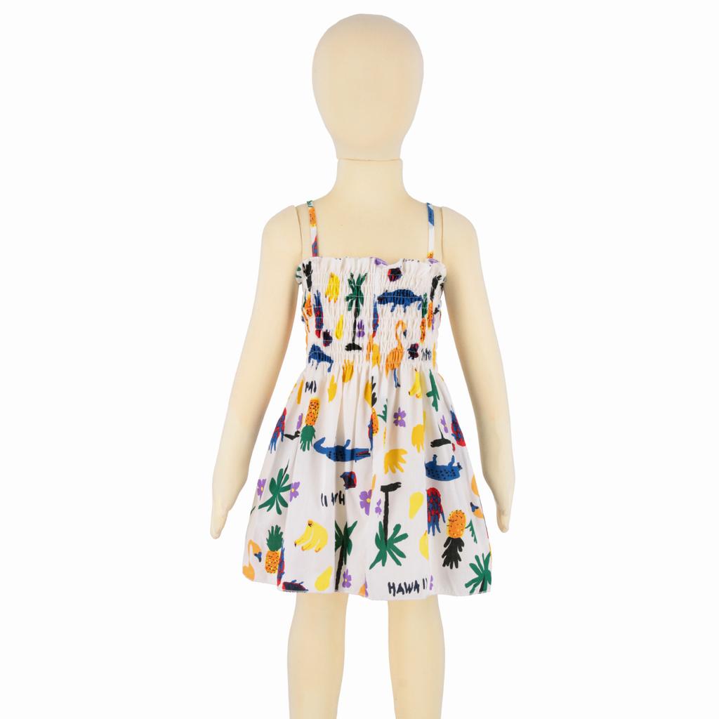 Baby Girl'S Summer Dress Toddler Fashion Dress Thin Stylish Dress For Girls Children'S Floral Dress