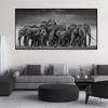 Walking Elephant Home Decoration Canvas Painting Modern Light Luxury Living Room Wall Art Posters High End Picture Print Artwork