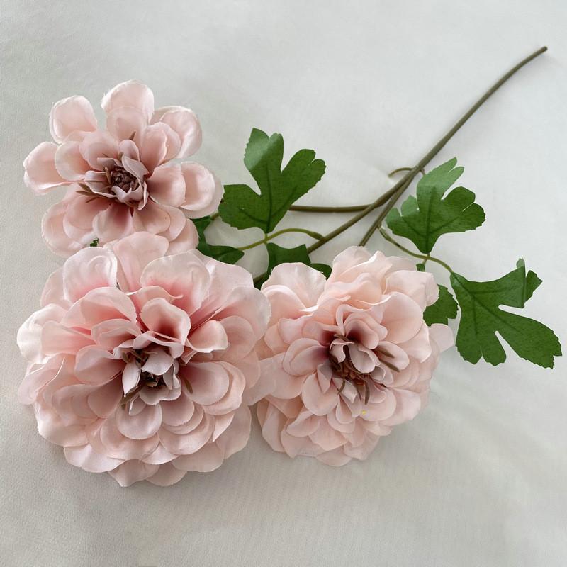 

Pink Artificial Silk Flower Wedding Decor Peonies Roses Cherry Blossoms Bouquets Style E