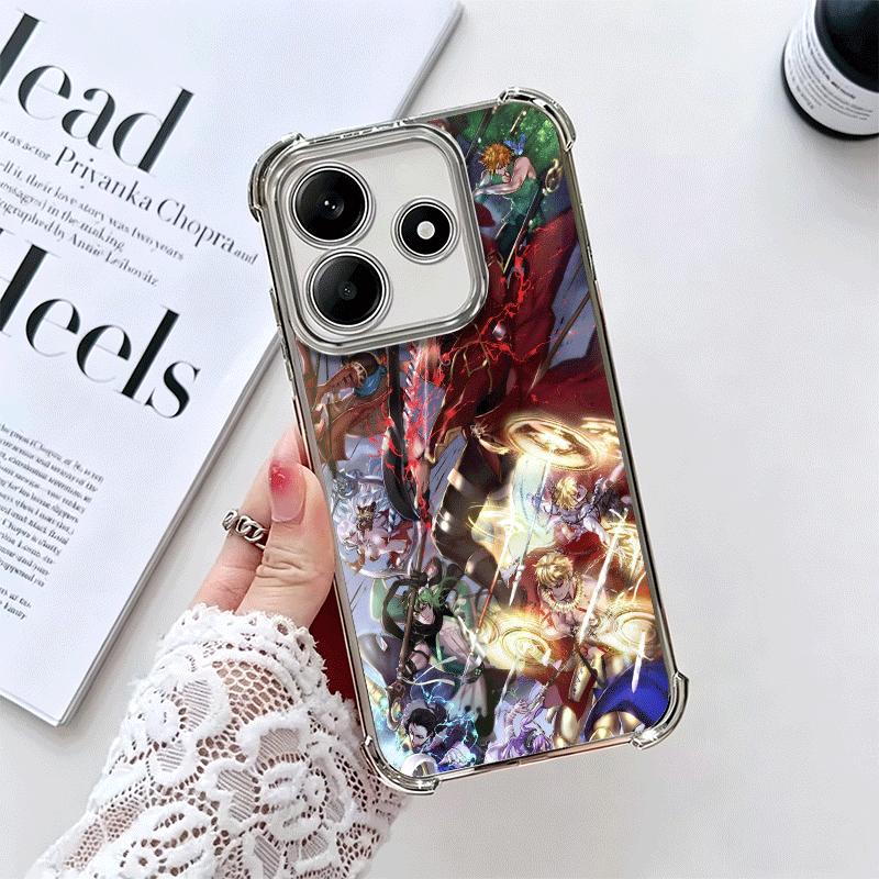 

Fate Zero Stay Night Archer Plating Phone Case For Xiaomi Redmi Note 14 15 Pro Plus 13 12 11 11S 11T 10 9S 9 5G Anti-Fall Airaba Redmi Note 15 Pro 5G