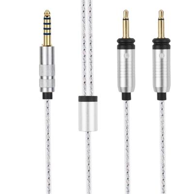 Premium Headphone Replacement Cable Balanced Connectors Enhanced Flexible PVC Housing