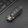 1x Carbon Fiber Remote Key ABS Cover Case Fob For Porsche Panamera Cayenne Macan