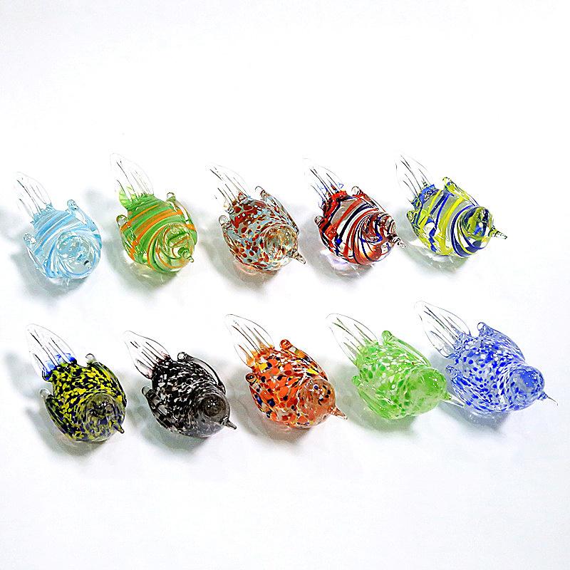 Handmade Murano Glass Bird Figurine Cute Mini Animal Statue Home Desktop Ornament Indoor Living Room Art Decor Craft Collectible