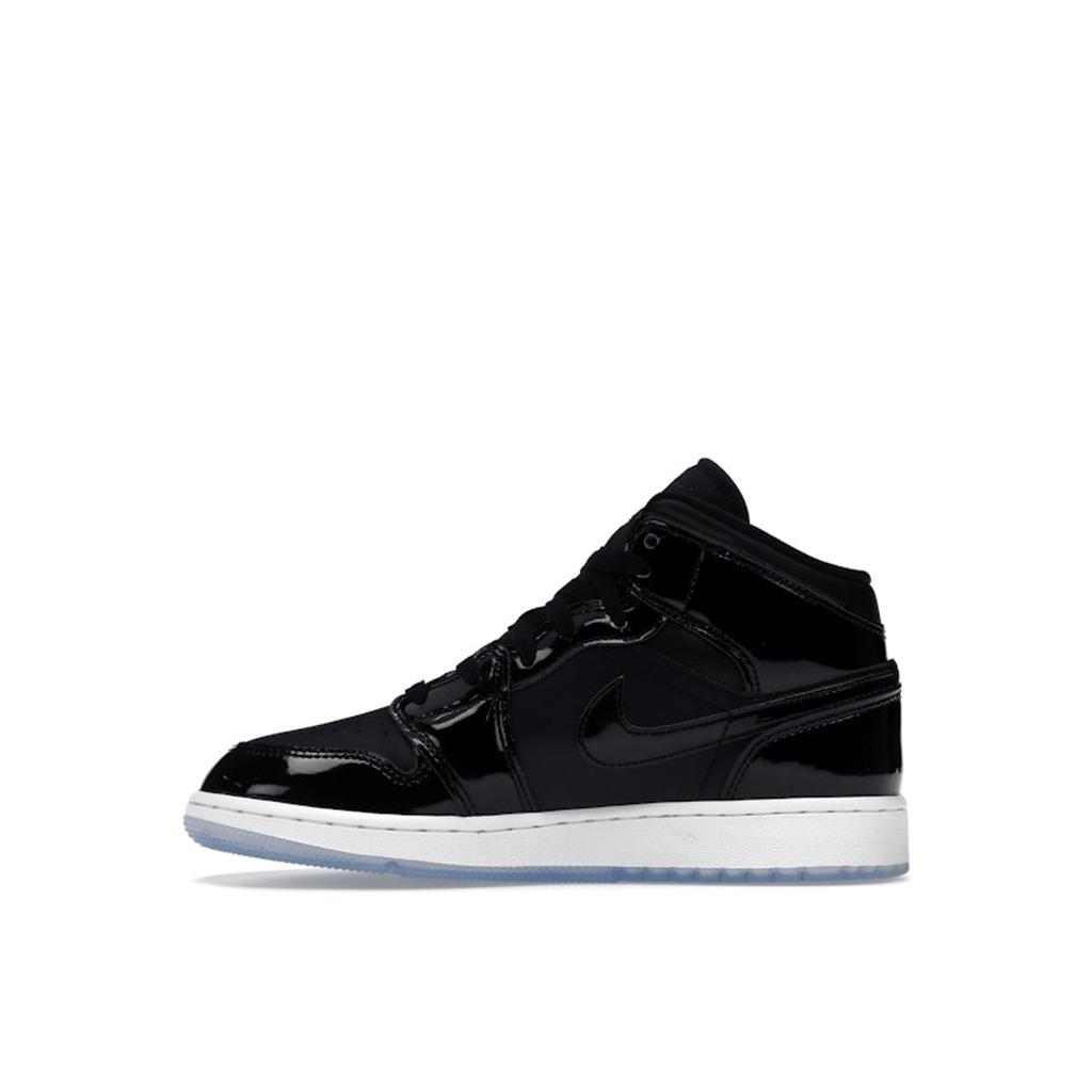 Air Jordan 1 Mid SE GS Space Jam Dětské tenisky Černá Dark-Concord Bílá DV1337-004