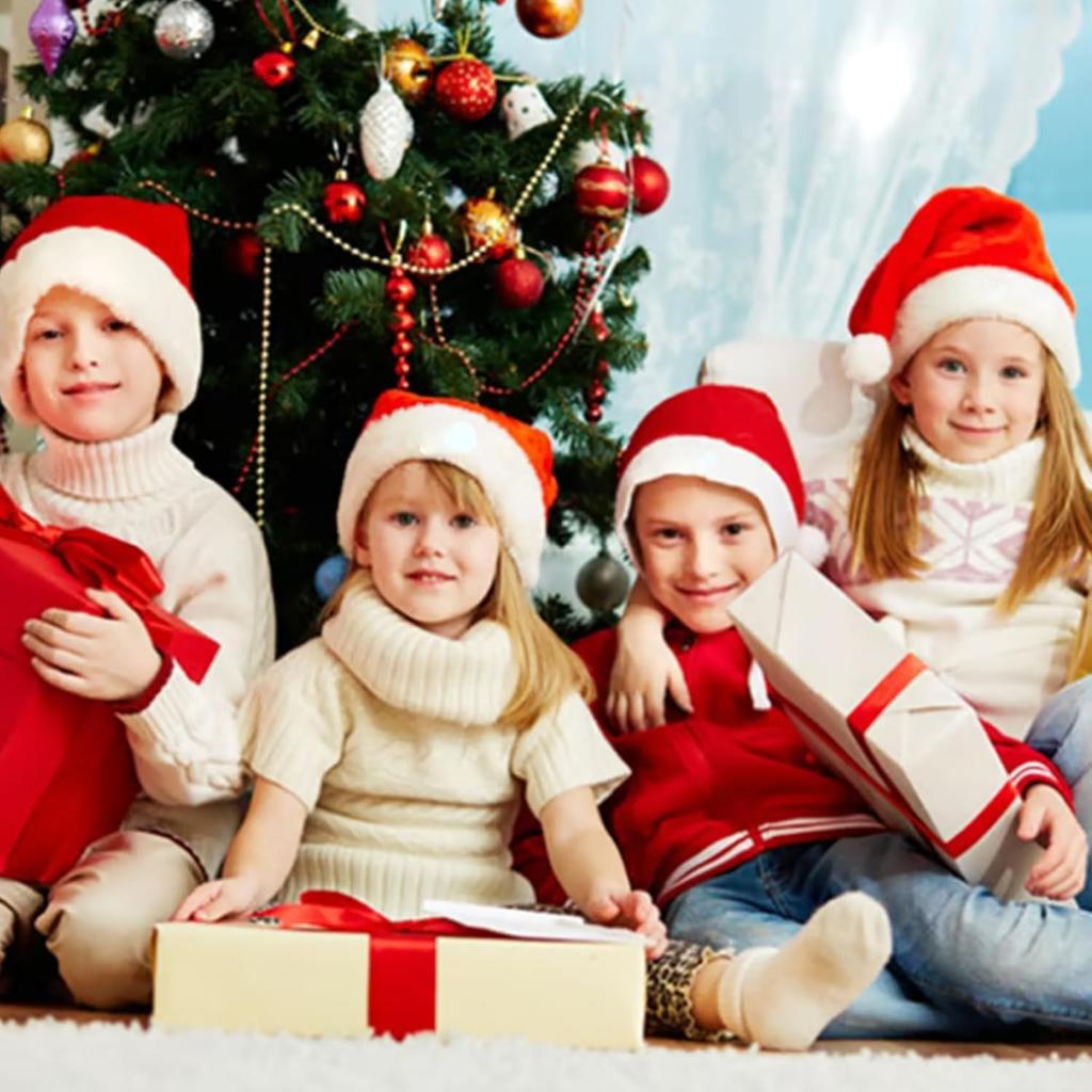 Electric Christmas Santa Hat Singing Dancing Moving Patchwork Hats Funny Toy Party Winter Warm Musical Dance Xmas Hat Gifts