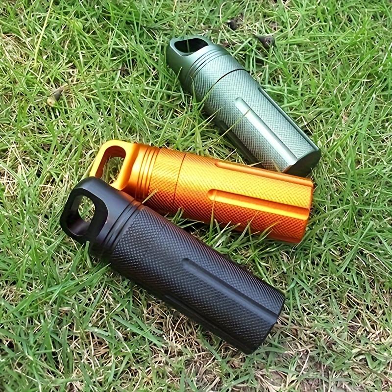 New Alloy EDC Seal Bottle Airtight Case, Outdoor Tools Capsule Holder & Storage Container
