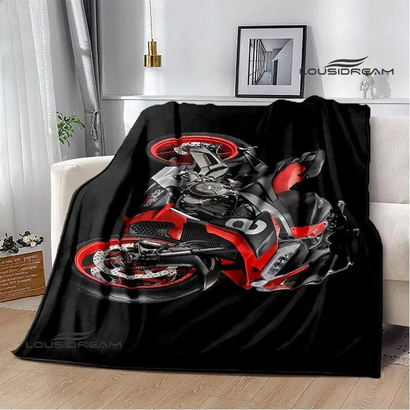 

Aprilia Motorcycle Logo Printed Blankets Fashion Warm Blanket Soft And Comfortable Blanket Home Travel Blankets Birthday Gift 130x150cm