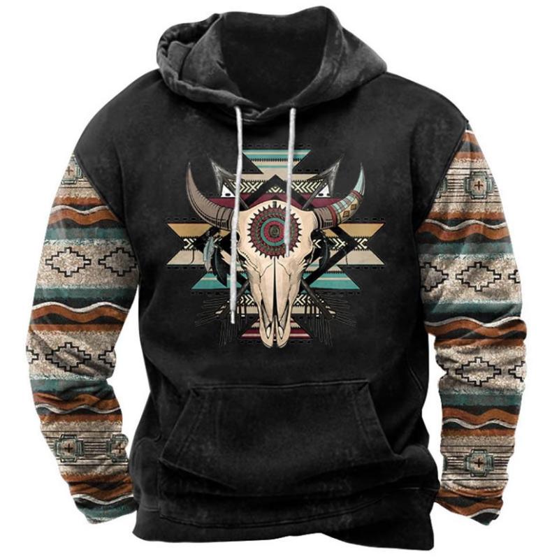 Fashion Yellowstone Park Vintage Men's Hoodie 3D Printing Casual Streetwear Sweatshirt Trend Unisex Pullover Oversized Sudaderas